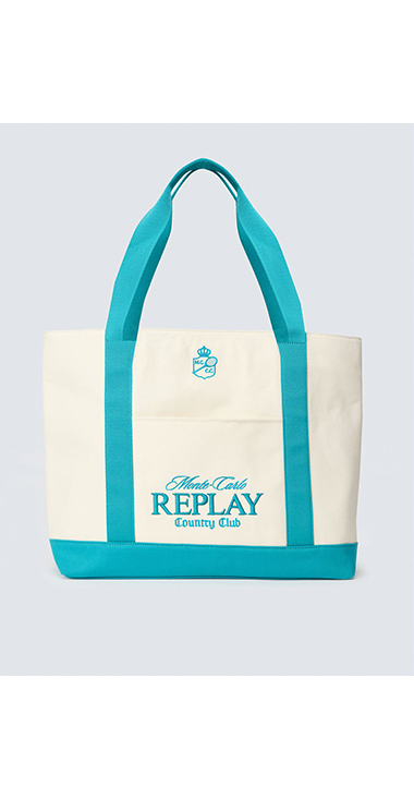 REPLAY × Monte Carlo Country Club キャンバス シャッパー バッグ